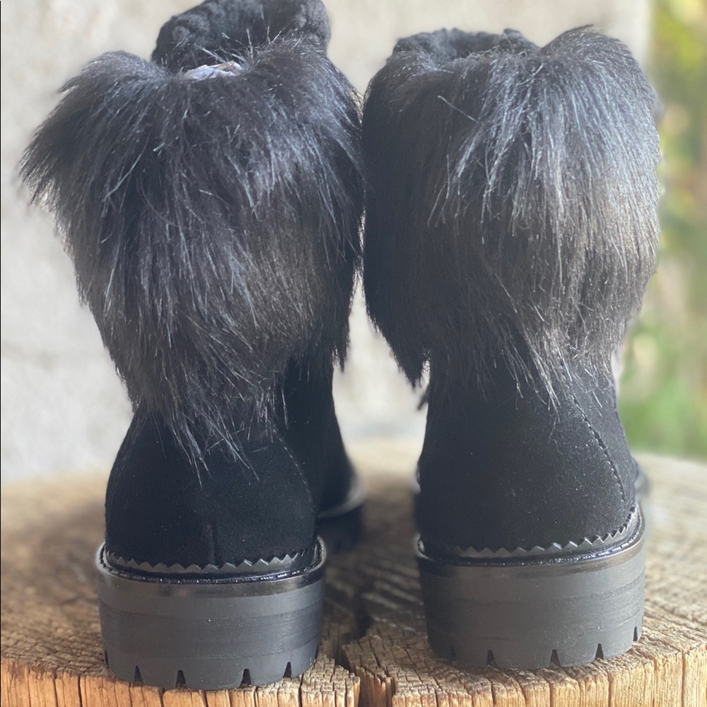 Nine West Alex Faux-Fur Booties Retail Value 129 - Picture 4 of 6